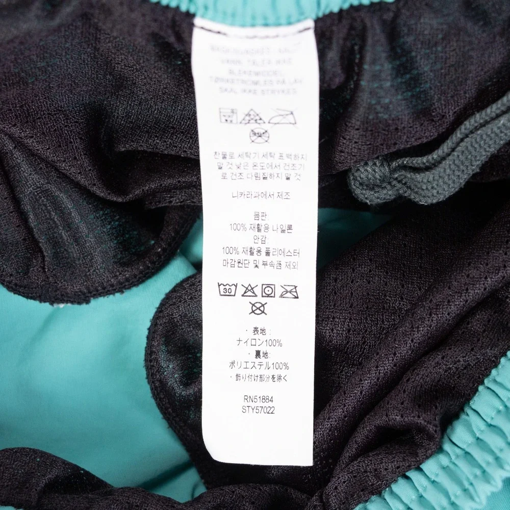 Patagonia Baggies Shorts 5 Inch Mens Small Teal Nylon Swim Trunks Lined 57022